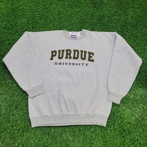 Vintage Purdue University Sweatshirt Womens Large 21x25 Gray